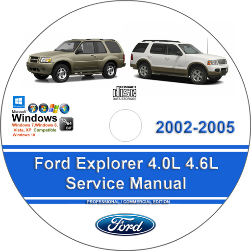 Ford Explorer 2002 2003 2004 2005 Factory Service Repair Manual
