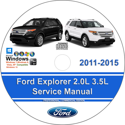 Ford Explorer 2011 2012 2013 2014 2015 Factory Service Repair Manual + Wiring