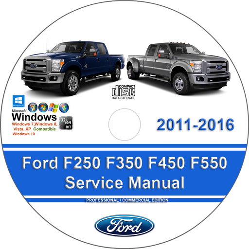 Ford F250 F350 F450 F550 2011 2012 2013 2014 2015 2016 Factory Service Repair Manual + Wiring