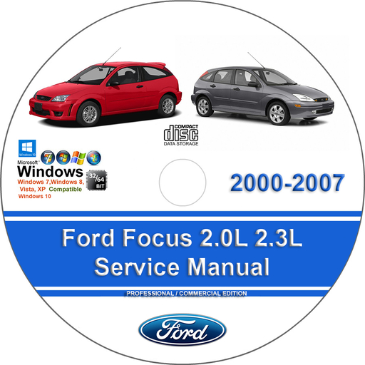 Ford Focus 2000 2001 2002 2003 2004 2005 2006 2007 Factory Service Repair Manual + Wiring