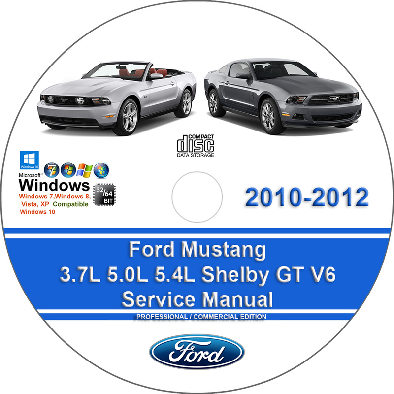 Ford Mustang 2013 2014 Factory Service Manual - Manuals For You