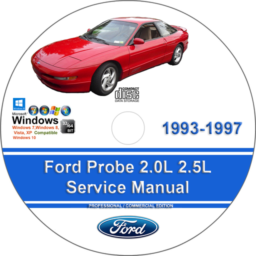 Ford Probe 1993 1994 1995 1996 1997 Factory Service Repair Manual + Wiring