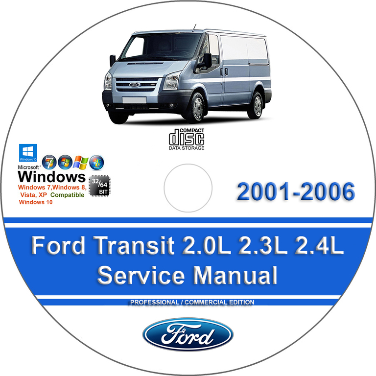 Ford Transit 2001 2002 2003 2004 2005 2006 VH VJ Factory Service Repair