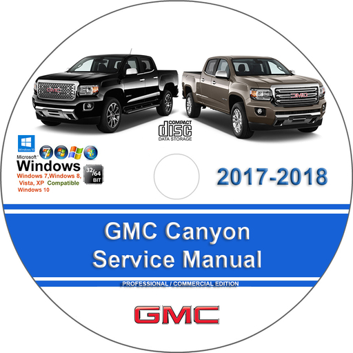 GMC Canyon 2017 2018 Factory Service Repair Manual + Wiring