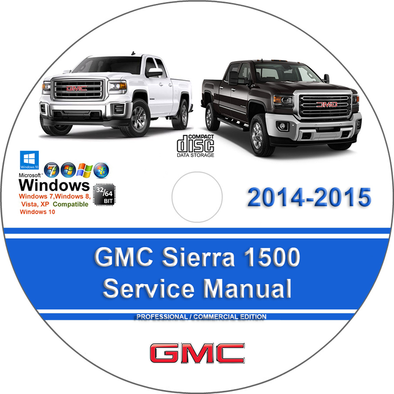GMC Sierra 2014 2015 1500 Factory Service Repair Manual Manuals For You