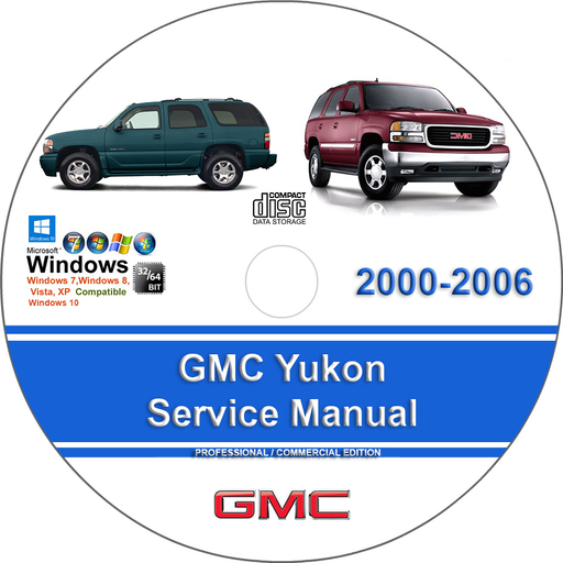 GMC Yukon 2000 2001 2002 2003 2004 2005 2006 Factory Service Repair Manual + Wiring