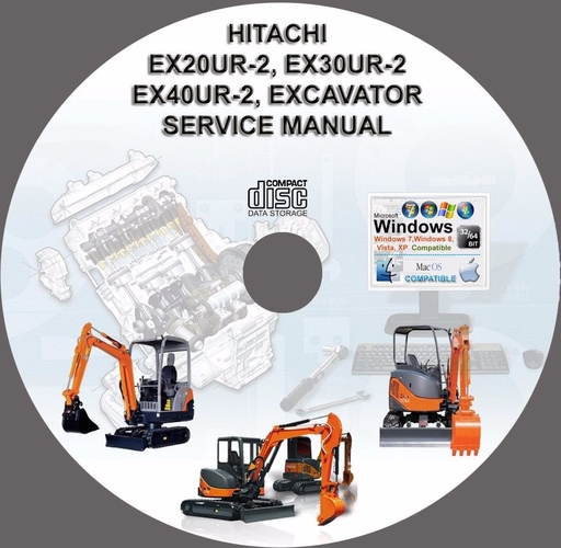 Hitachi EX20UR-2 EX30UR-2 EX40UR-2 Excavator Factory Service Repair Manual
