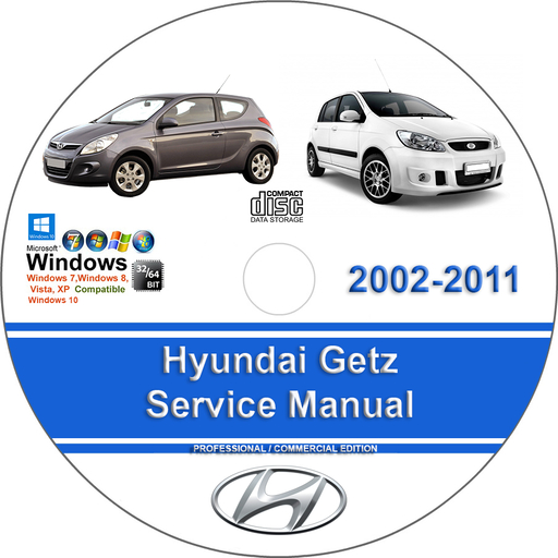 Hyundai Getz 2002 2003 2004 2005 2006 2007 2008 2009 2010 2011 Factory Service Repair Manual