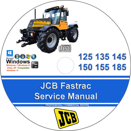 JCB Fastrac 125 135 145 150 155 185 Factory Service Repair Manual