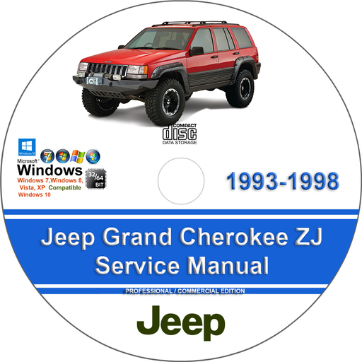 Jeep Grand Cherokee 1993 1994 1995 1996 1997 1998 ZJ Factory Service Repair Manual + Wiring