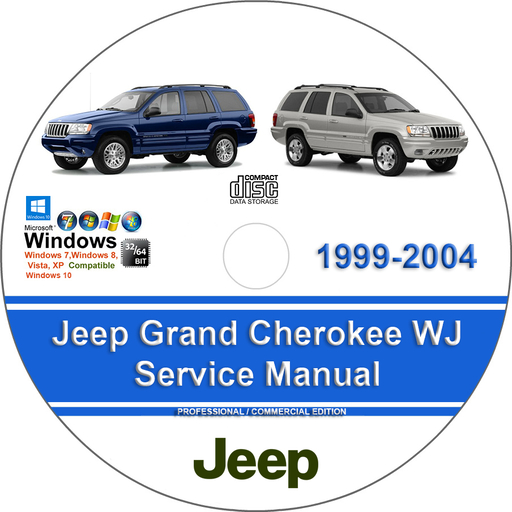 Jeep Grand Cherokee 1999 2000 2001 2002 2003 2004 WJ Factory Service Repair Manual + Wiring