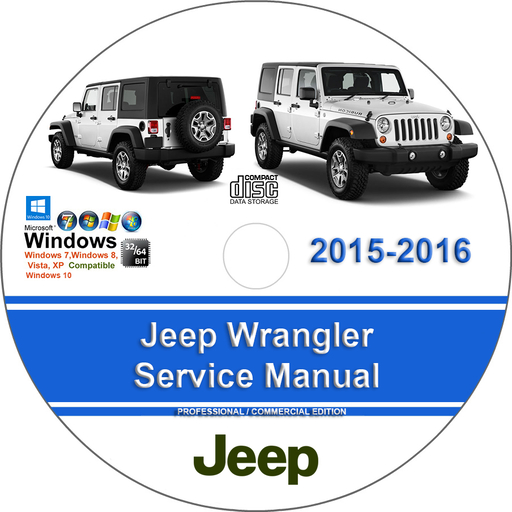 Jeep Wrangler 2015 2016 Factory Service Repair Manual + Wiring