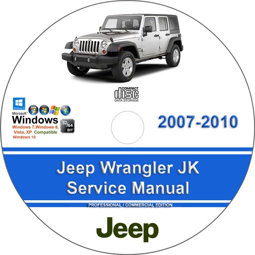Jeep Wrangler 2007 2008 2009 2010 JK Factory Service Repair Manual