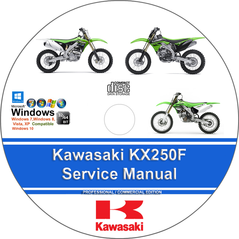 Kawasaki KX250F 20132014 Factory Service Manual Manuals For You