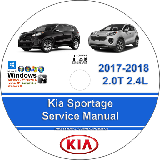 Kia Sportage 2017 2018 Factory Service Repair Manual