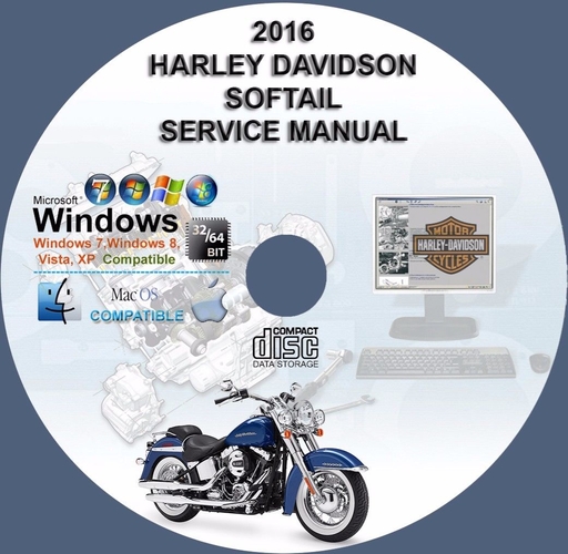 Harley Davidson Softail 2016 Factory Service Repair Manual + Wiring