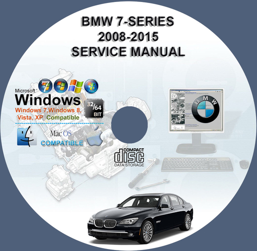 BMW 7 F01 F02 2008 2009 2010 2011 2012 2013 2014 2015 Factory Service Repair Manual