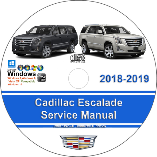 Cadillac Escalade 2018 2019 Factory Service Repair Manual + Wiring