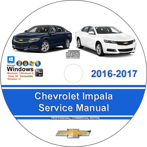 Chevrolet Impala 2016 2017 Factory Service Repair Manual + Wiring