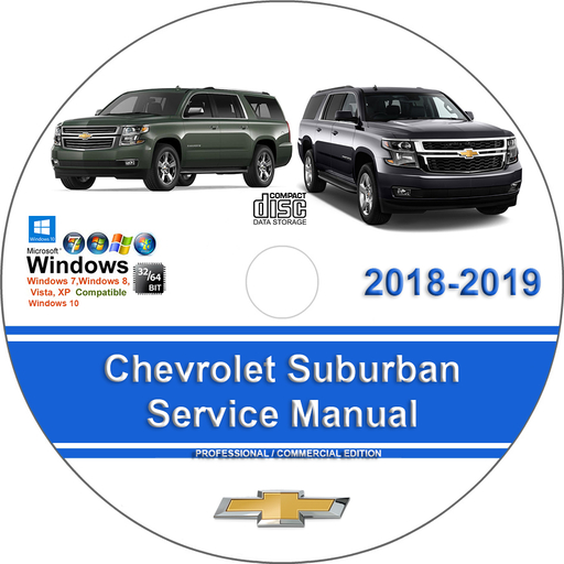 Chevrolet Suburban 2018 2019 Factory Service Repair Manual + Wiring
