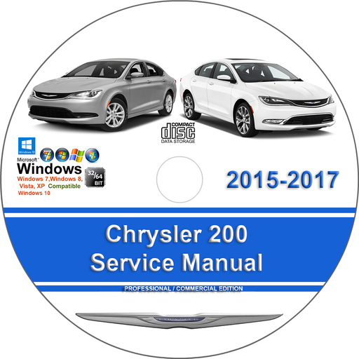 Chrysler 200 2015 2016 2017 Factory Service Repair Manual + Wiring