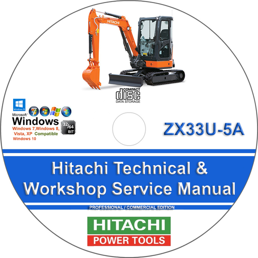Hitachi ZX33U-5A Factory Service Repair Manual ZX33U5A