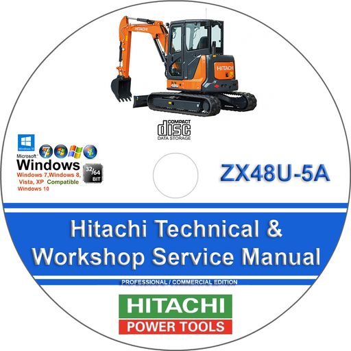Hitachi ZX48U-5A Factory Service Repair Manual ZX48U5A