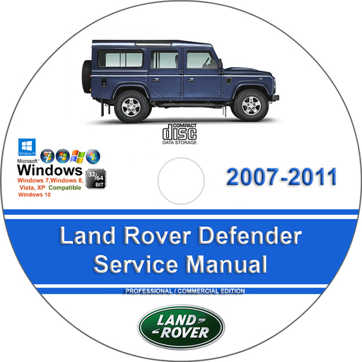 Land Rover Defender 2007 2008 2009 2010 2011 Factory Service Repair Manual