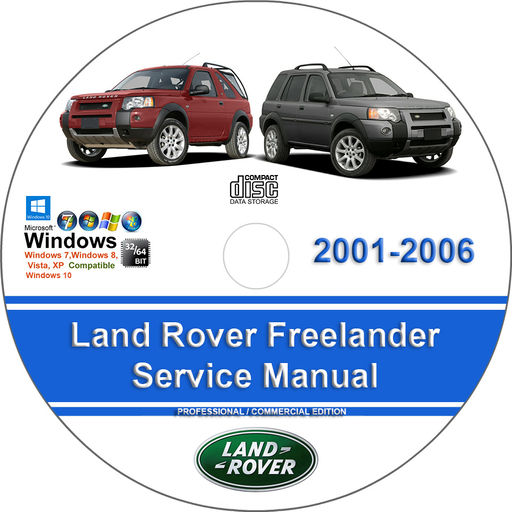 Land Rover Freelander 2001 2002 2003 2004 2005 2006 Factory Service Repair Manual