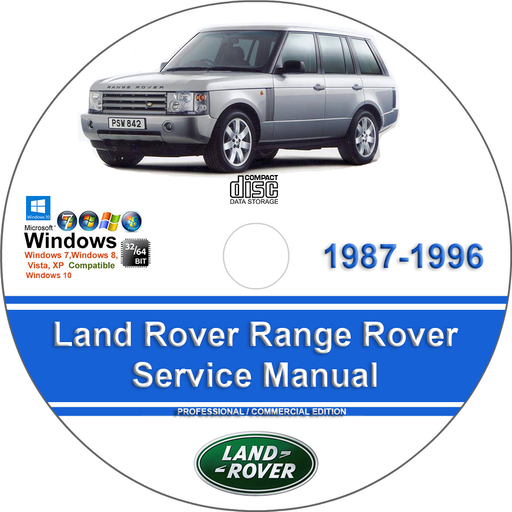 Land Rover Range Rover 1987 1988 1989 1990 1991 1992 1993 1994 1995 1996 Factory Service Repair Manual