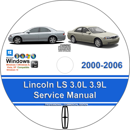 Lincoln LS 2000 2001 2002 2003 2004 2005 2006 Factory Service Repair Manual