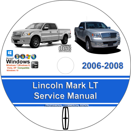 Lincoln Mark 2006 2007 2008 LT Factory Service Repair Manual + Wiring