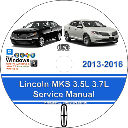 Lincoln MKS 2013 2014 2015 2016 Factory Service Repair Manual + Wiring
