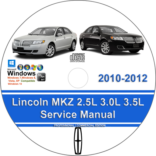 Lincoln MKZ 2010 2011 2012 Factory Service Repair Manual