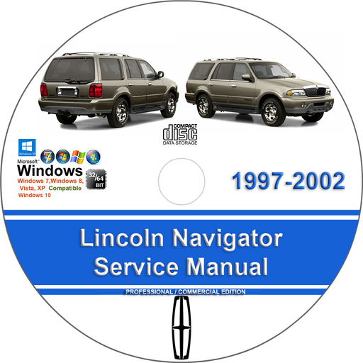Lincoln Navigator 1997 1998 1999 2000 2001 2002 Factory Service Repair Manual + Wiring