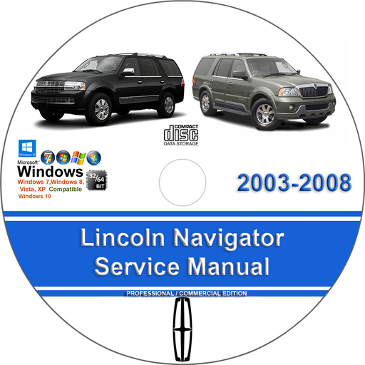 Lincoln Navigator 2003 2004 2005 2006 2007 2008 Factory Service Repair Manual + Wiring