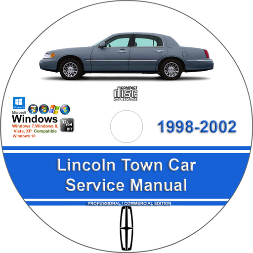 Lincoln Town Car 1998 1999 2000 2001 2002 Factory Service Repair Manual