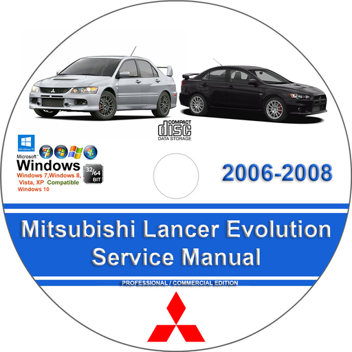Mitsubishi Lancer Evolution 2006 2007 2008 IX Factory Service Repair Manual