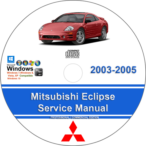 Mitsubishi Eclipse 2003 2004 2005 Factory Service Repair Manual