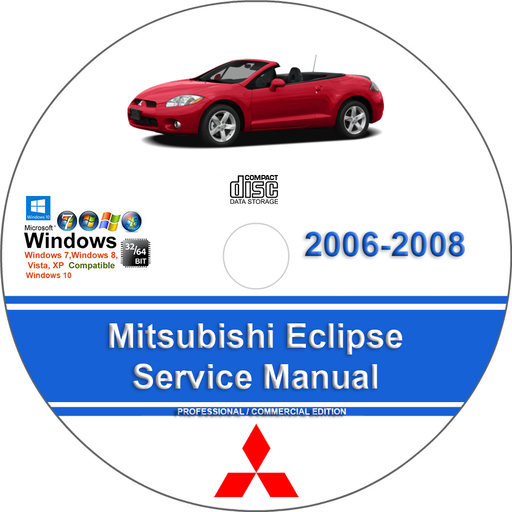 Mitsubishi Eclipse 2006 2007 2008 Factory Service Repair Manual