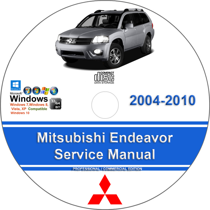 Mitsubishi Endeavor 2004 2005 2006 2007 2008 2009 2010 Factory Service ...
