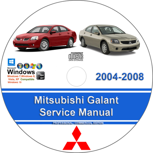 Mitsubishi Galant 2004 2005 2006 2007 2008 Factory Service Repair Manual