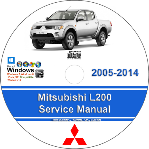 Mitsubishi L200 2005 2006 2007 2008 2009 2010 2011 2012 2013 2014 Factory Service Repair Manual