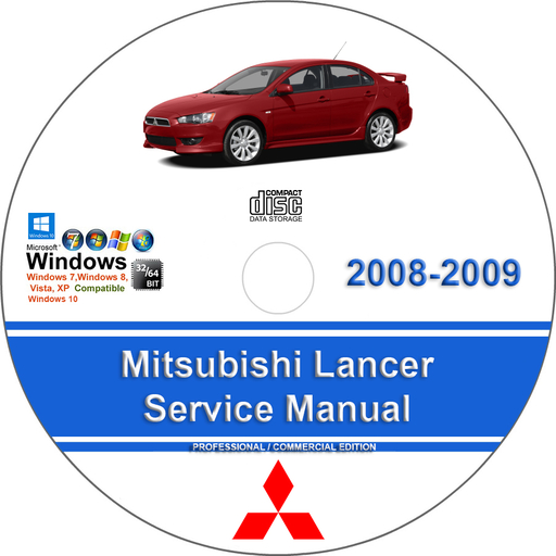 Mitsubishi Lancer 2008 2009 Factory Service Repair Manual