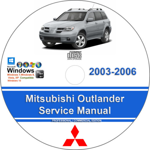 2009 MITSUBISHI OUTLANDER SERVICE MANUAL visual data 7