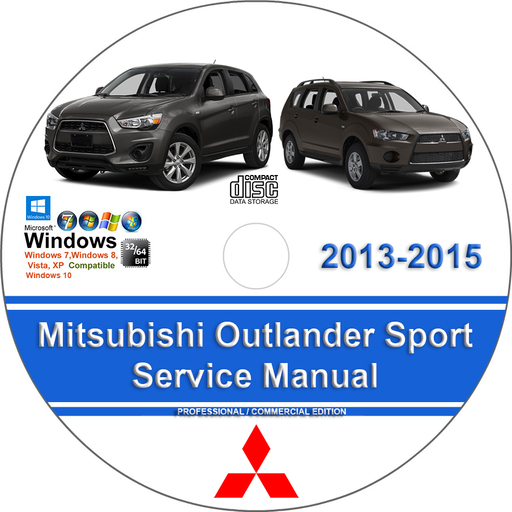 Mitsubishi Outlander Sport 2013 2014 2015 Factory Service Repair Manual