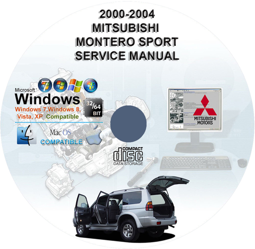 Mitsubishi Montero Sport 2000 2001 2002 2003 2004 Factory Service Repair Manual