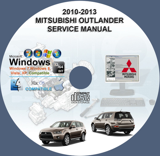 Mitsubishi Outlander 2010 2011 2012 2013 Factory Service Repair Manual