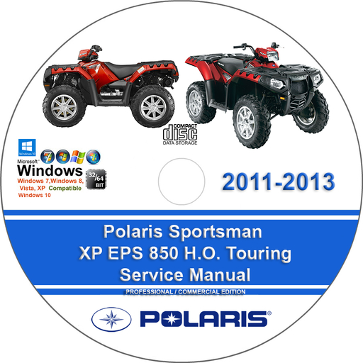 Polaris Sportsman 850 2011 2012 2013 XP H.O. EPS Touring Factory Service Repair Manual