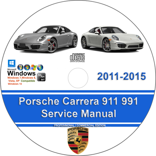 Porsche Carrera 2011 2012 2013 2014 2015 (991) Factory Service Repair Manual